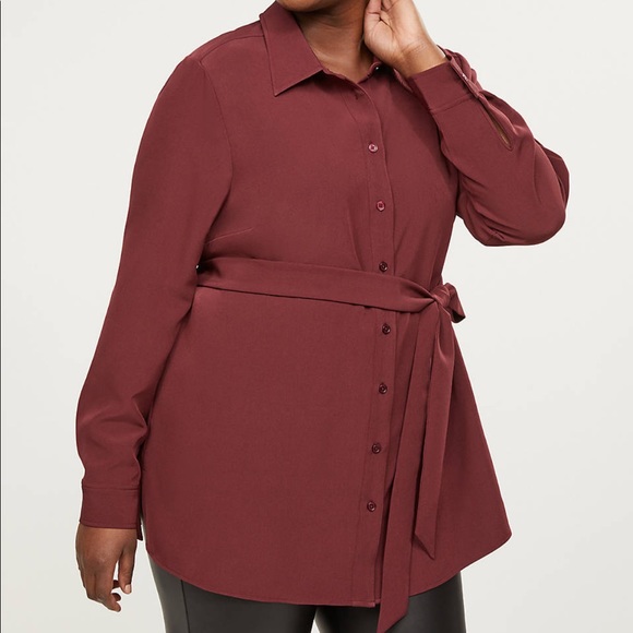 Lane Bryant Tops - Lane Bryant Belted Tunic NWT Size 20